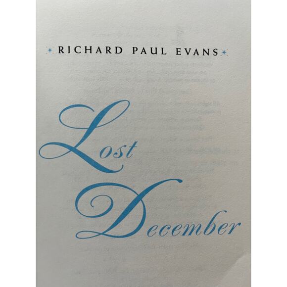 Lost December: A Novel -  Book by Richard Paul Evans - Picture 1 of 6